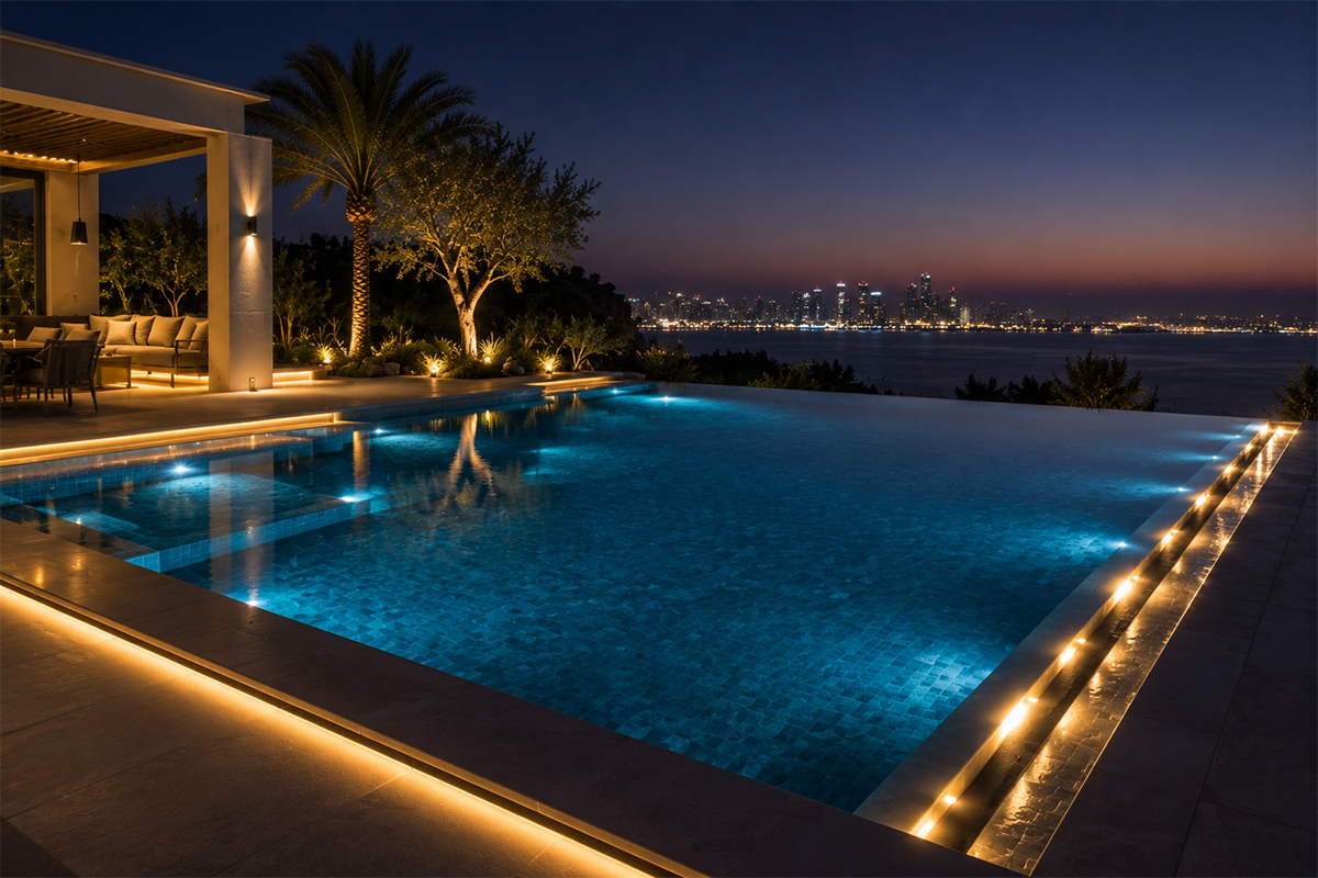 Infinity-Pool-with-LED-Lighting
