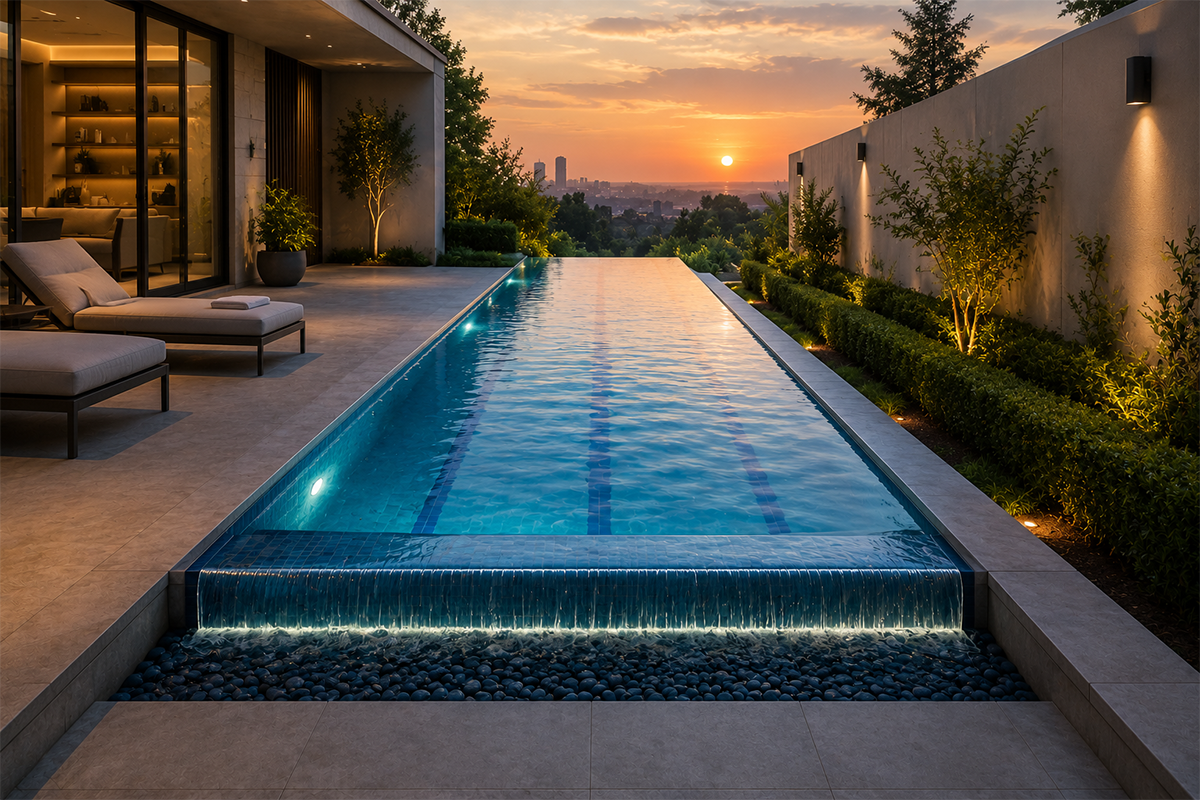 Narrow-Lap-Pool-with-Infinity-Edge-for-backyard