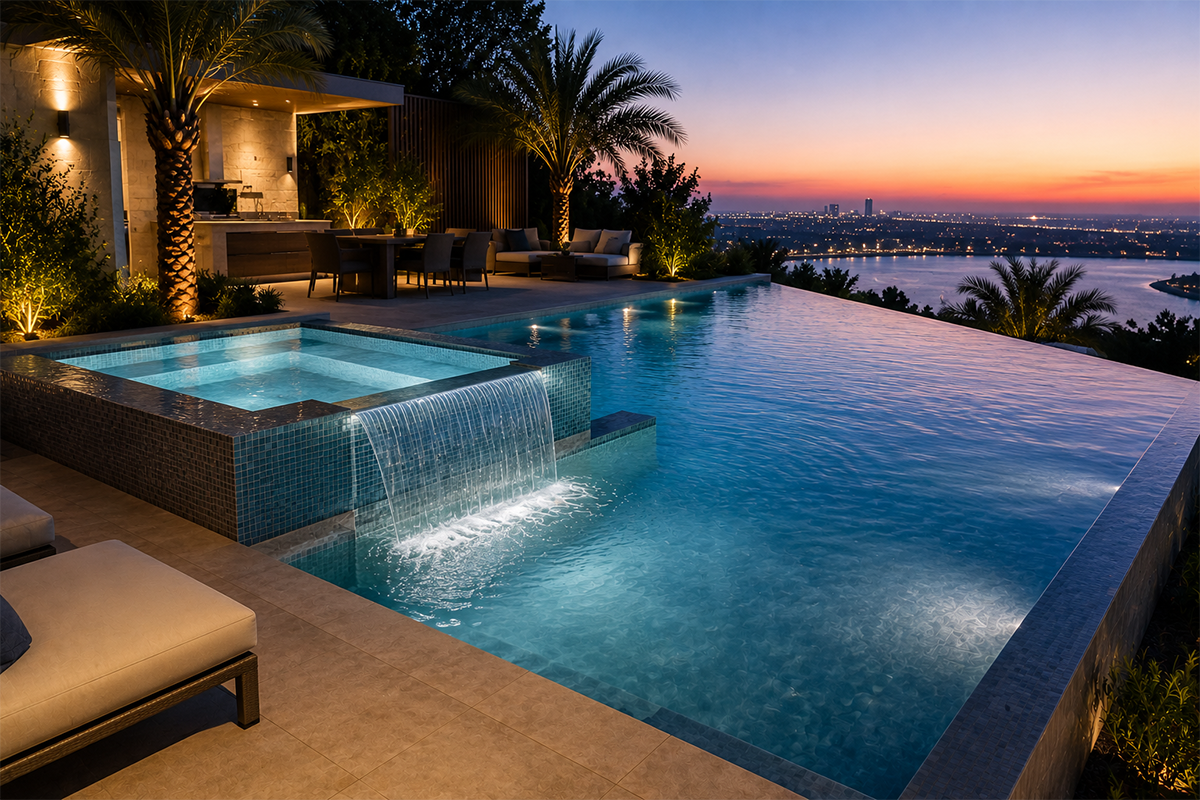 Infinity-Pool-with-Attached-Spa-by-infinity-pool