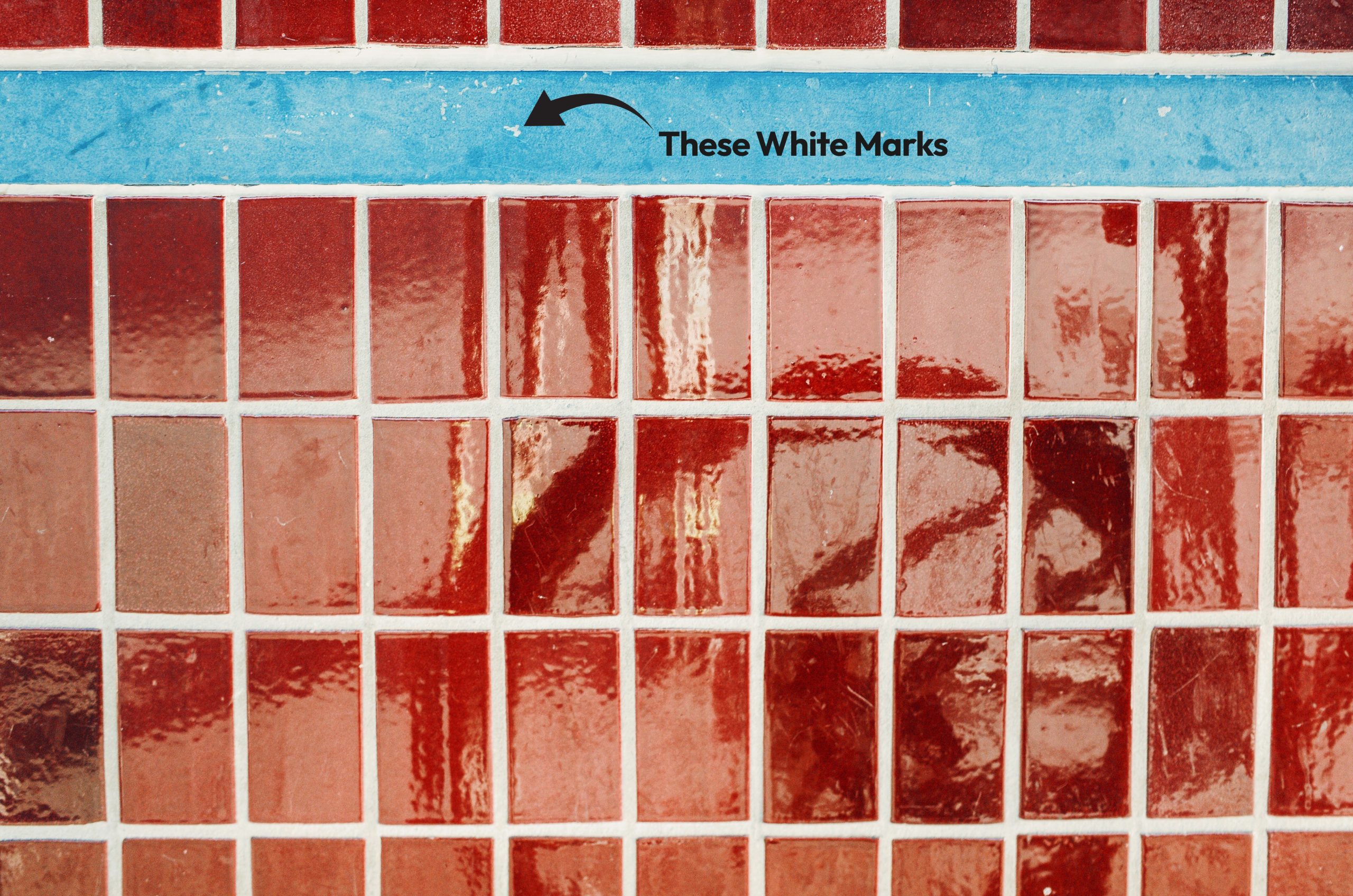 Ignoring Calcium Scales on Tiles