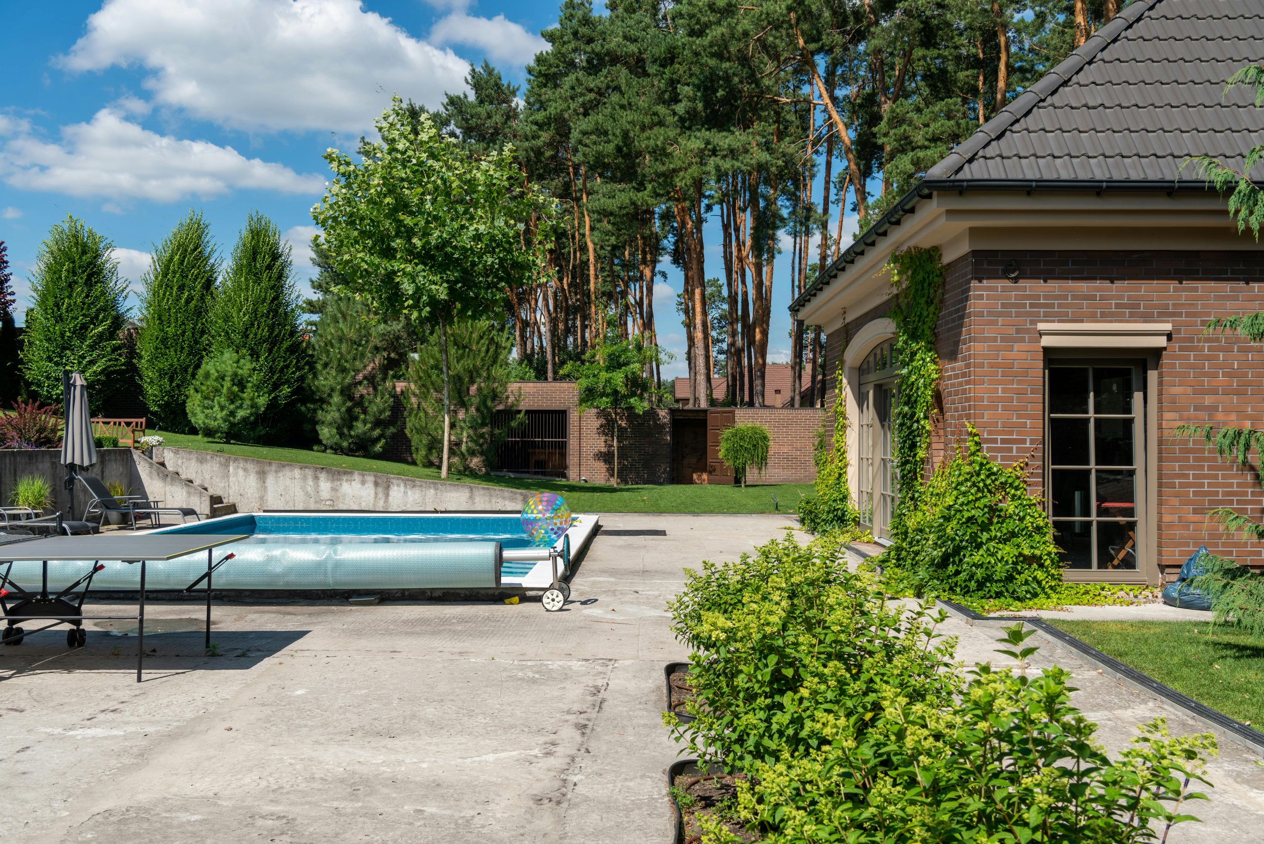 Pool cover to save the pool